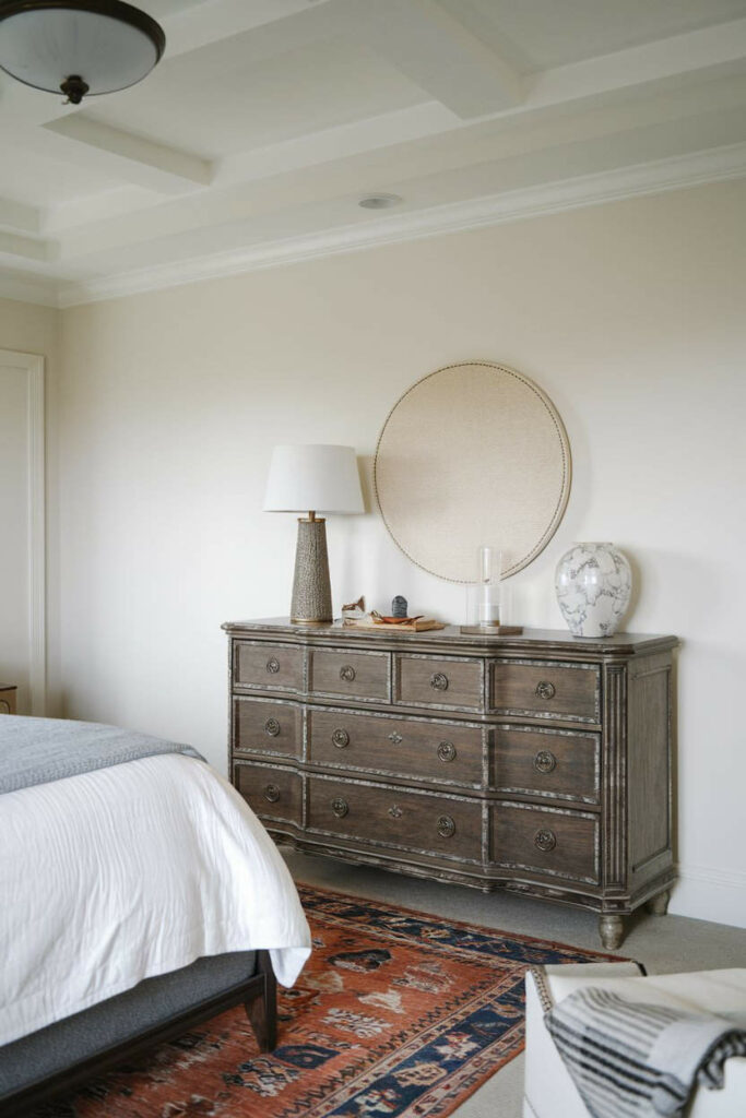 17. Elegant Dark Wood Bedroom Dresser