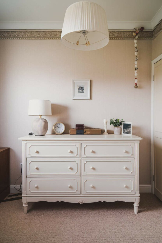 6. Classic White Bedroom Dresser