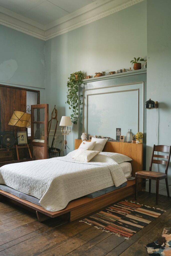 1. Vintage Charm Eclectic Bedroom Design Ideas