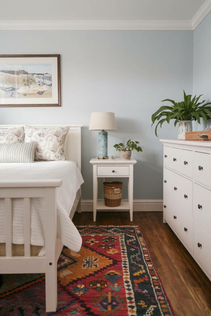 13. Vibrant Cape Cod Bedroom