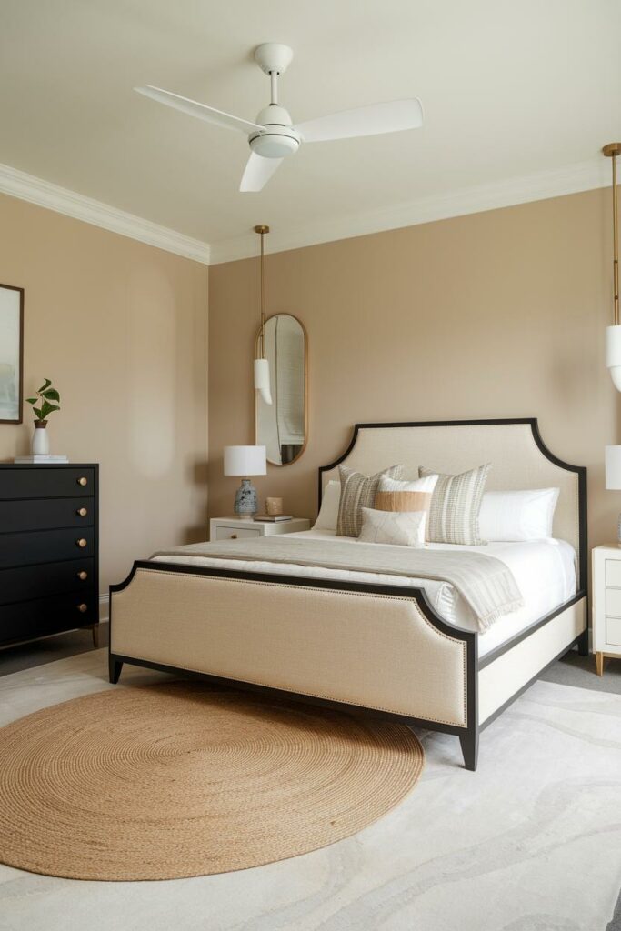 4. Transitional Chic Transitional Bedroom Design