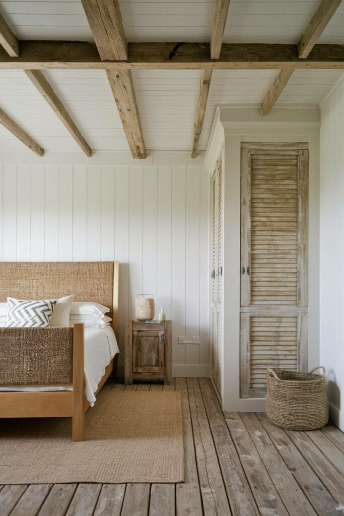 8. Rustic Charm Cape Cod Bedroom