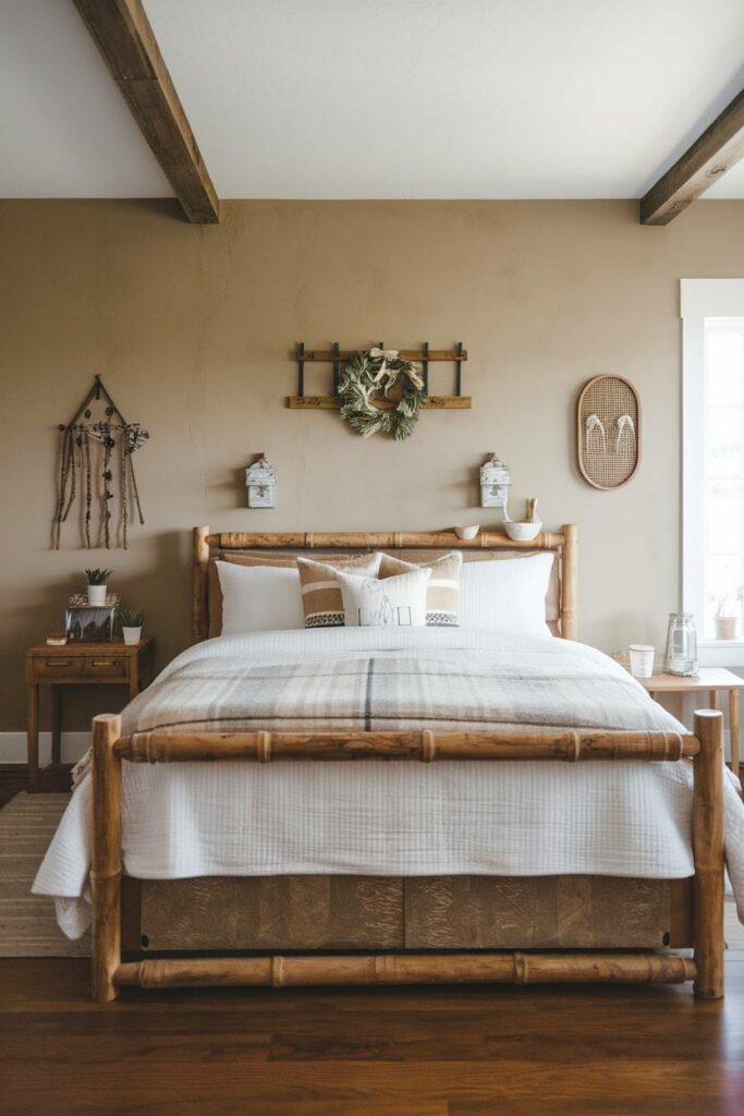 19. Simple Farmhouse Bedroom