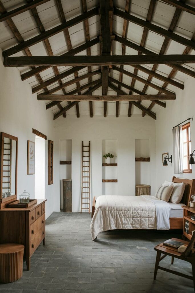 4. Classic Rustic Farmhouse Bedroom